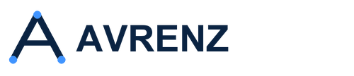 Avrenz deep navy premium computer-accessories wordmark